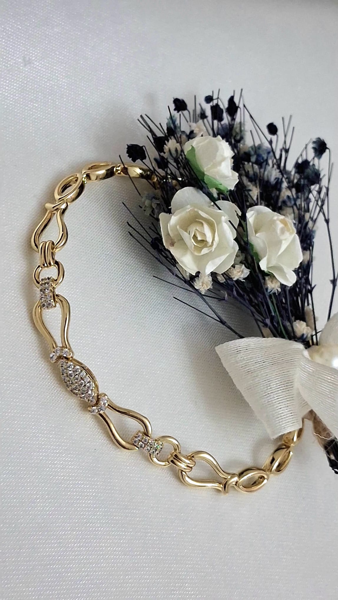 XUPING Bileklik - Kilit Detaylı ve Baget Taşlı